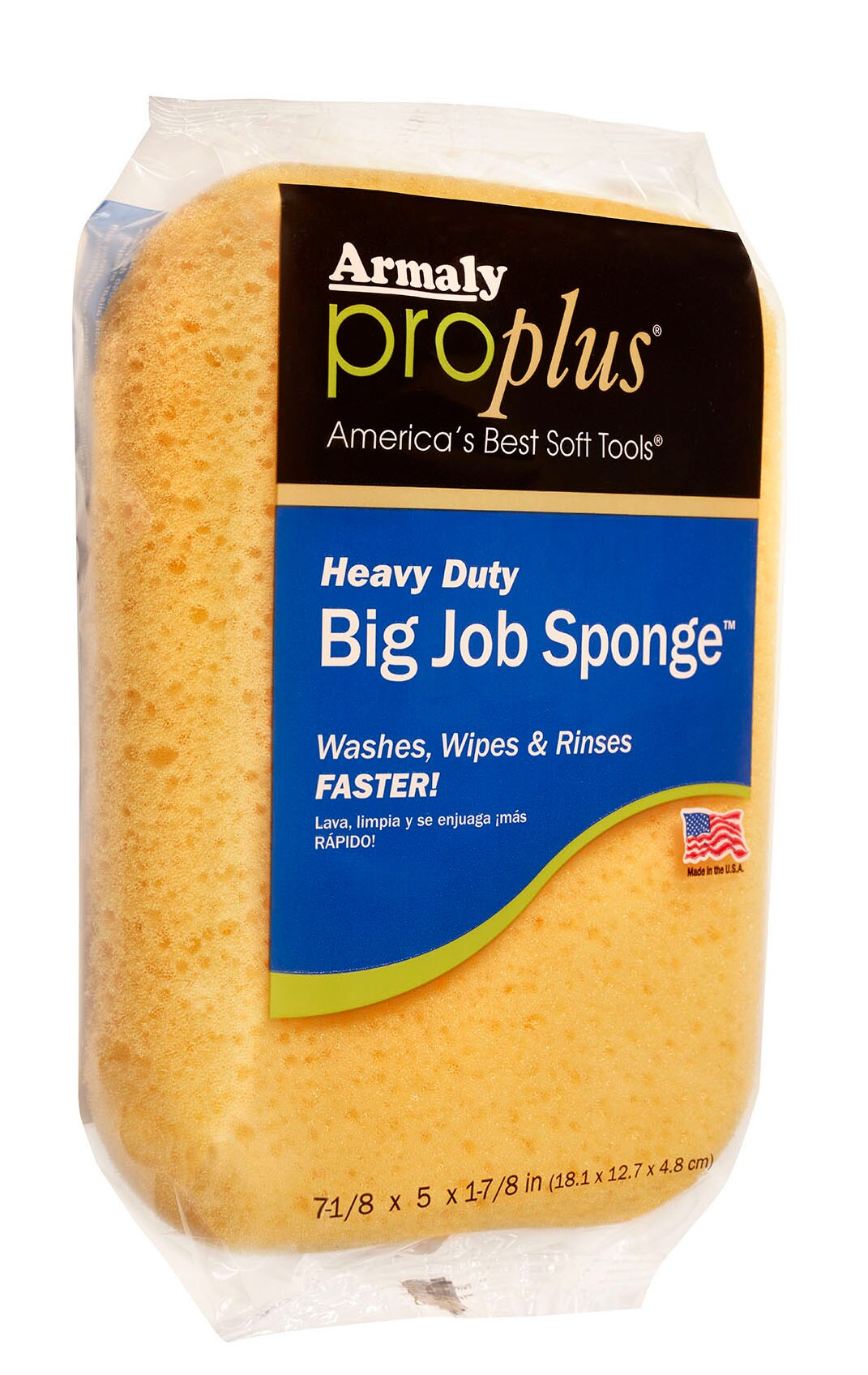 Armaly ProPlus HD Big Job Sponge - Heavy Duty Yellow Polyurethane Sponge  for Fast Washing, Wiping, and Rinsing - Ideal for Professional Paper  Hangers